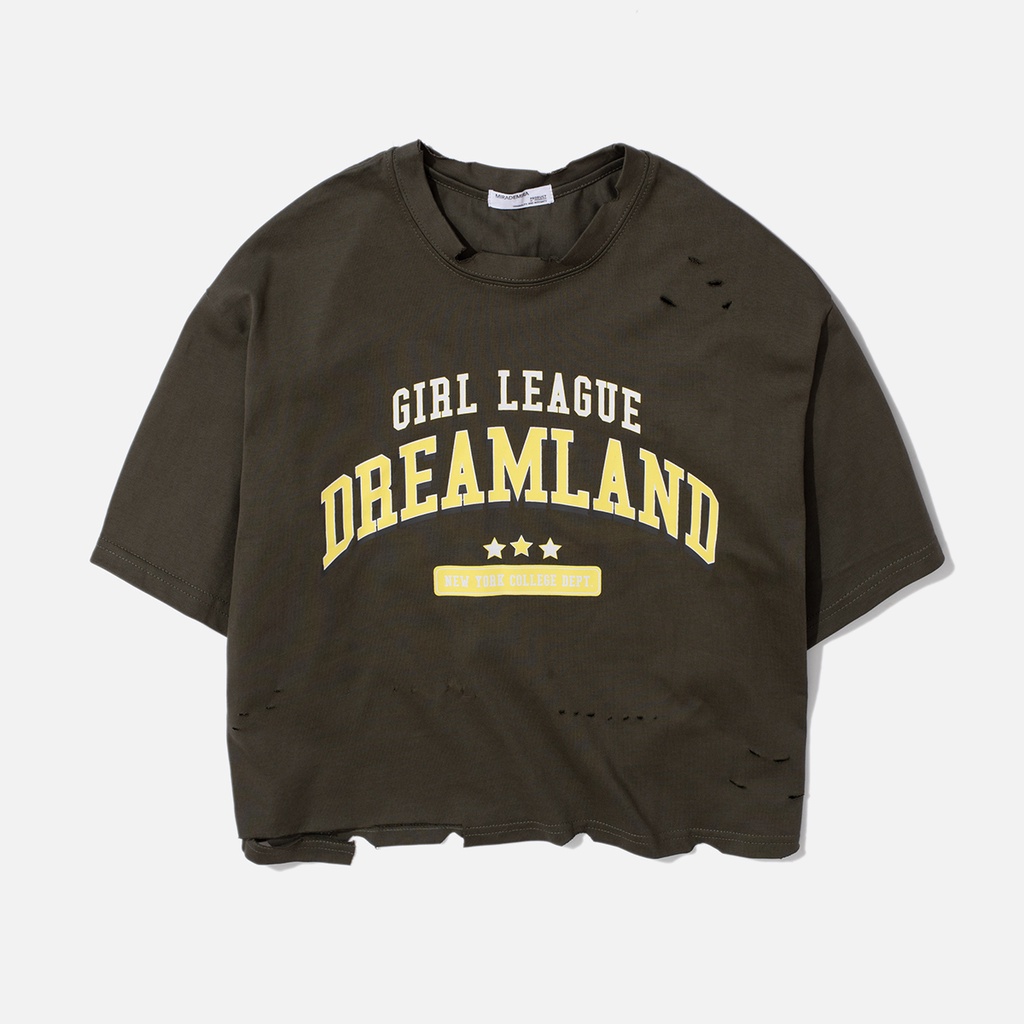 Áo Phông Nữ Dáng Lửng Cropcut Dreamland MIRABOZZI Chất Liệu COTTON Thoáng Mát MTSG013