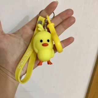 Móc khoá hình vịt vàng