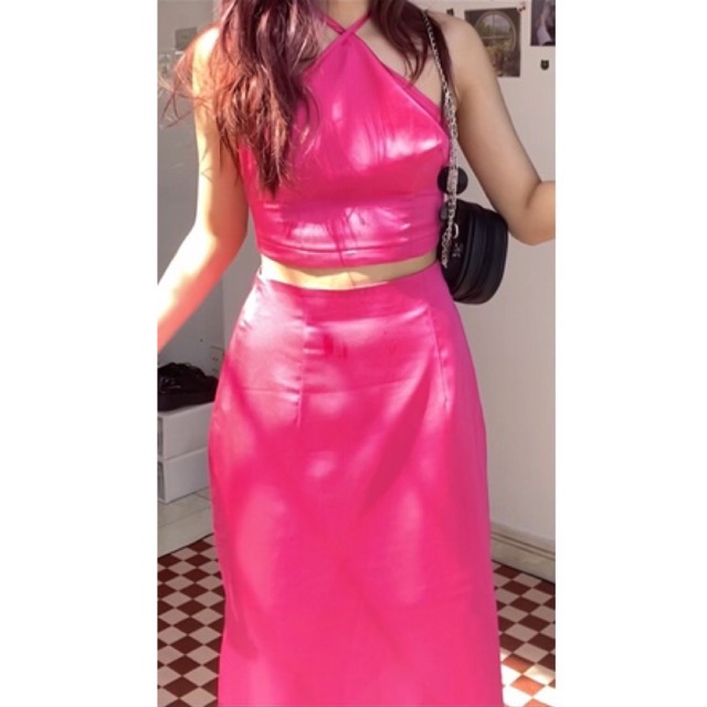 Áo Yếm Lụa Croptop Cột Dây 2 lớp Dày Dặn LADY STYLE & OUTFITS | BigBuy360 - bigbuy360.vn