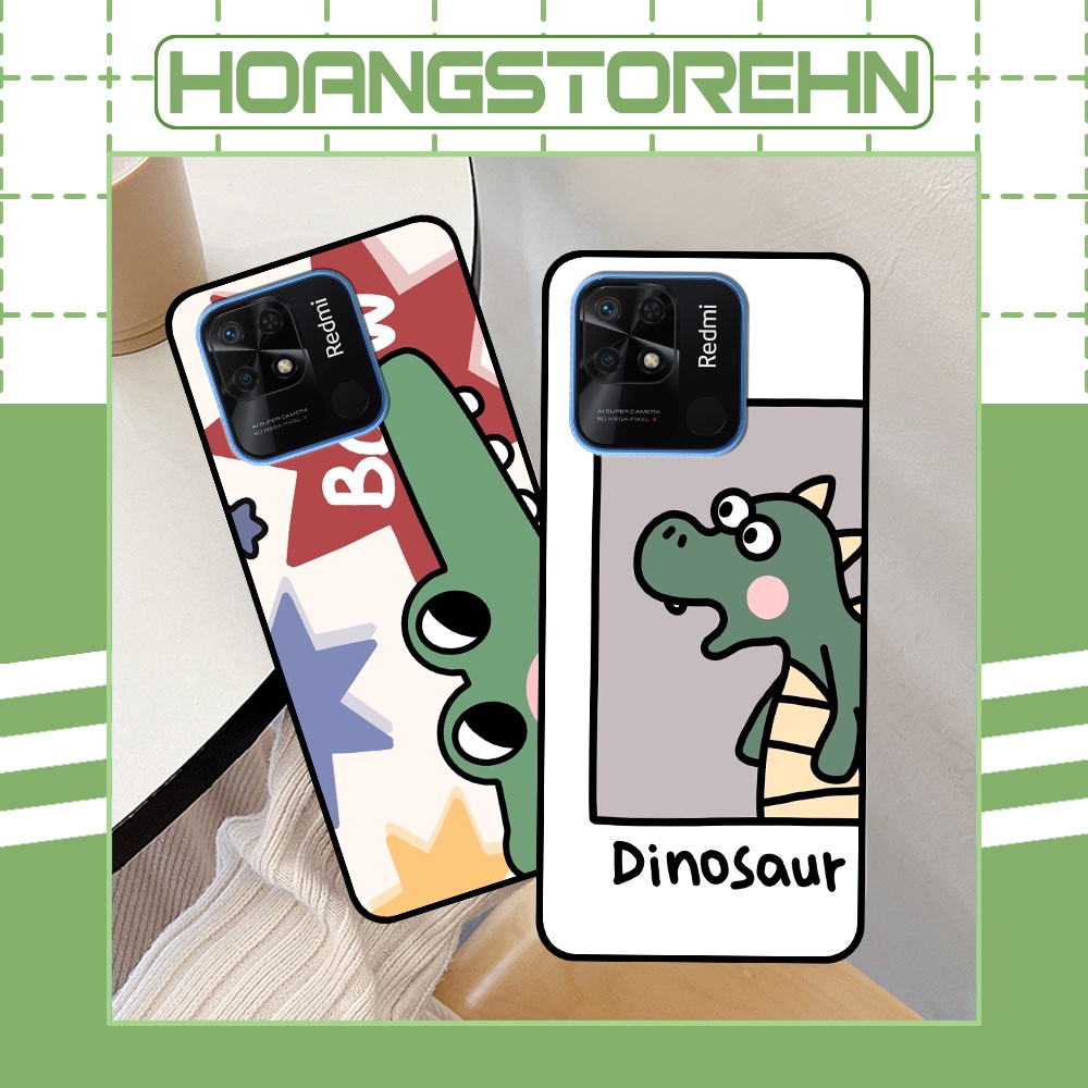 Ốp Xiaomi Redmi 9C - Redmi 10C in hình cá mập, khủng long dễ thương, cute (T01 - T06)