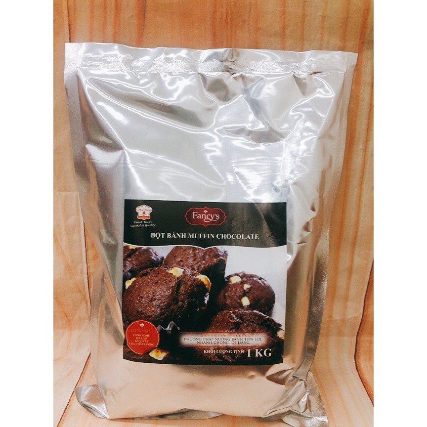 Bột Trộn Sẵn Bánh Muffin Chocolate 1Kg