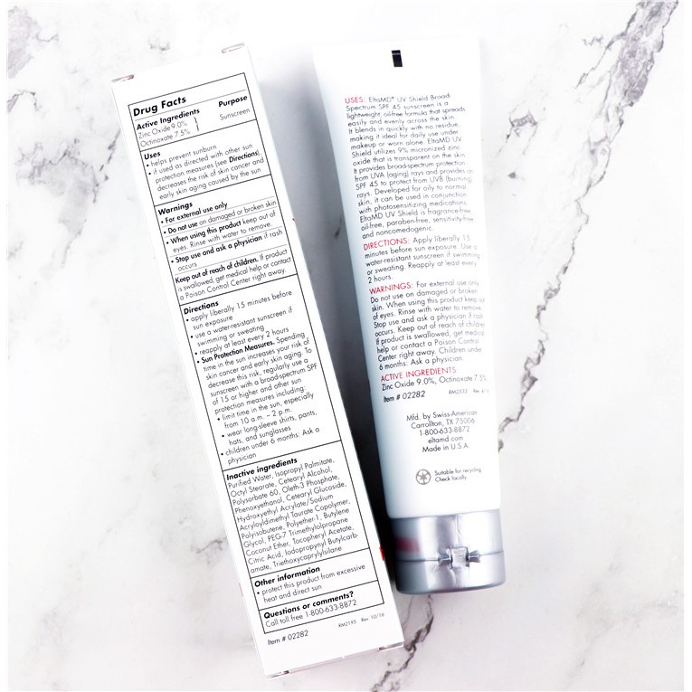 Kem chống nắng cho da dầu Elta MD SPF45[85g] Kem chống nắng UV Physical Broad Spectrum SPF 45 Tinted Elta Md | BigBuy360 - bigbuy360.vn