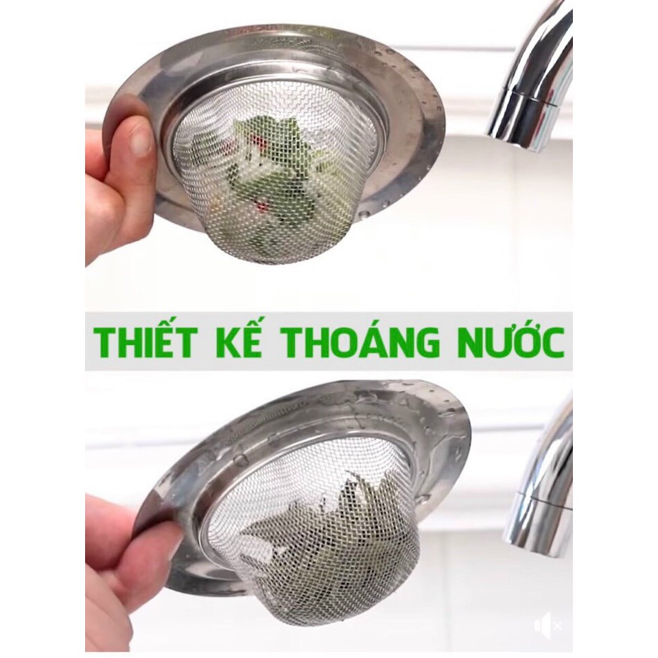 PVN18335 Rổ lọc rác gắn lỗ thoát nước bồn rửa chén và nhà tắm T2