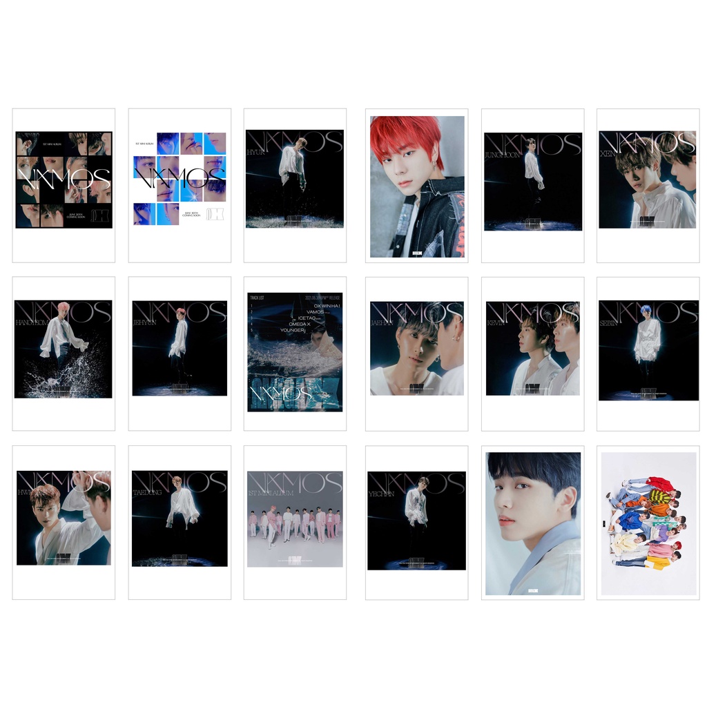 [Ép Lụa] Lomo Card 27 Ảnh OMEGA X - VAMOS