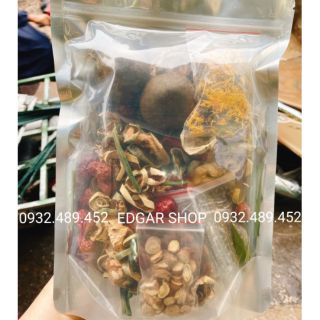 Nguyên liệu trà sâm bí đao hoa cúc la hán, set lớn 500gr