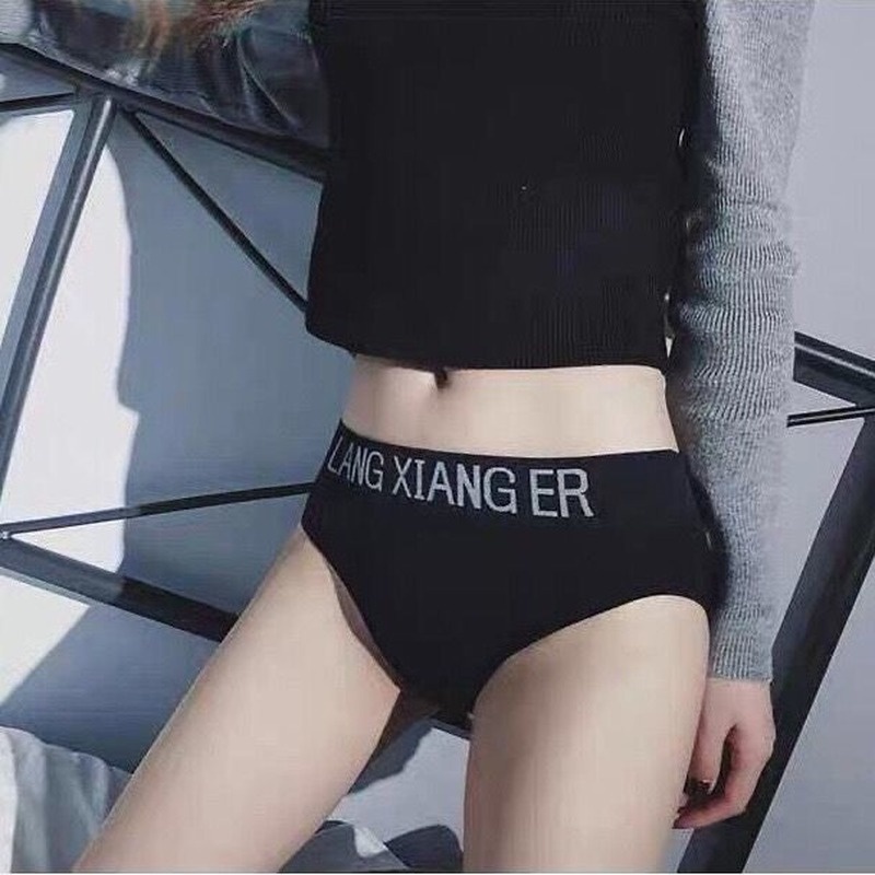 Quần Lót cotton Không Đường May Lưng Vừa Thoáng Khí Gợi Cảm Cho Nữ Sinh