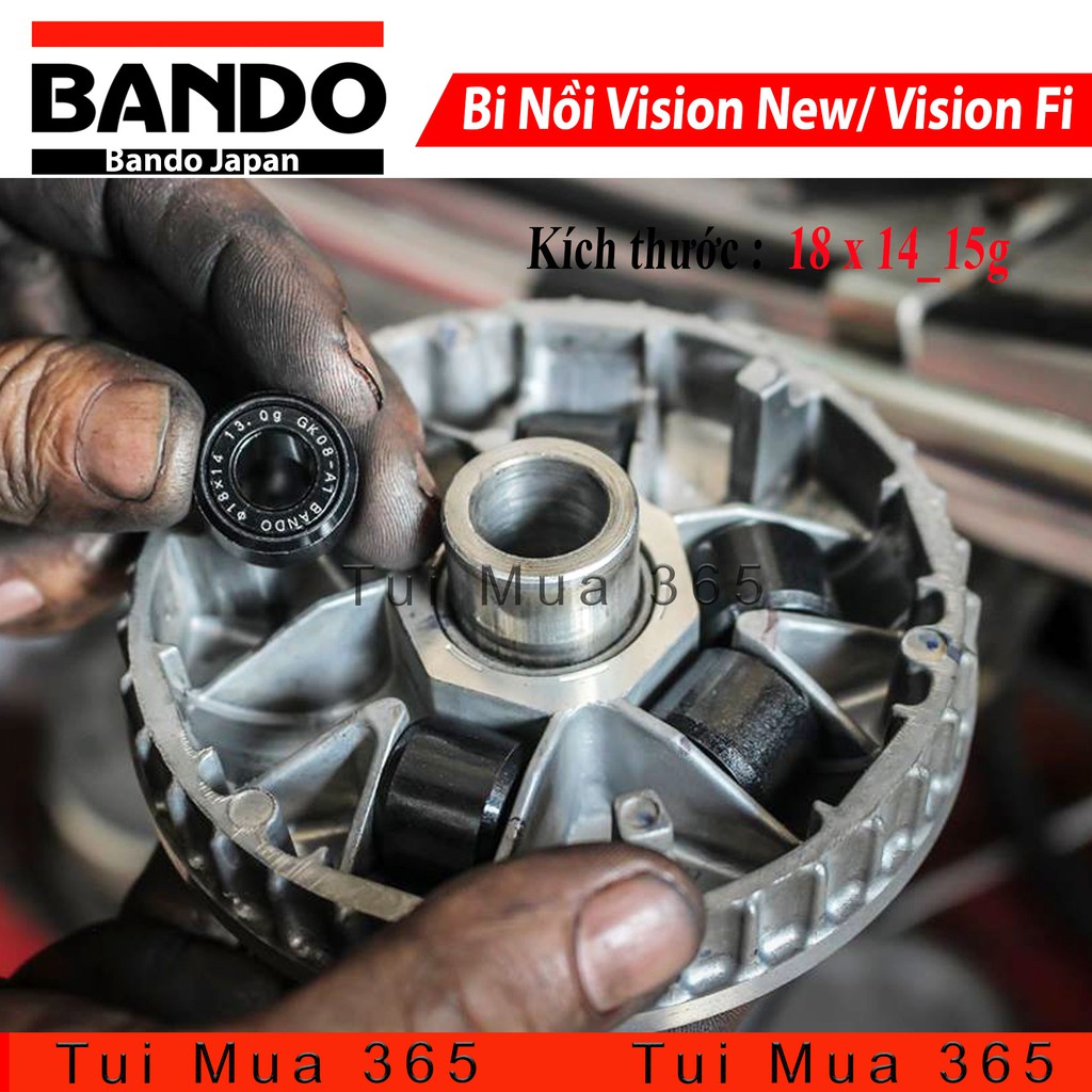 Bộ Bi Nồi Bando Honda Vision Fi ( 18 x 14_15g )