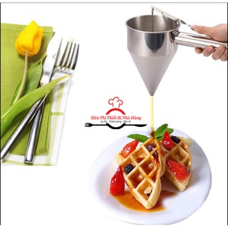 Phễu rót bột làm bánh inox