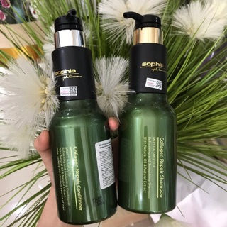[Chính Hãng] Cặp Dầu Gội Xả Collagen Repair Sophia Platium