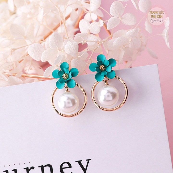 Bông tai thời trang Hàn hot trend 3 màu cực xinh HT189
