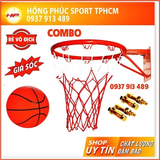 Khung bóng rổ - vành bóng rổ treo tường 35cm 40cm 50cm ,Bóng size số 3 5 6 7 - mini cho bé và thi đấu, sơn tĩnh điện dầy
