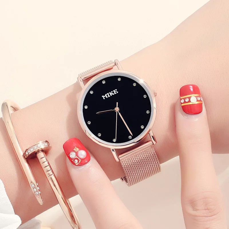 [Mã FAMAYFA2 giảm 10K đơn 50K] Đồng hồ nữ Mike hàng chính hãng dây lưới size 32mm | BigBuy360 - bigbuy360.vn