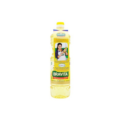 DẦU ĂN HƯỚNG DƯƠNG NGA - BRAVITA 1L