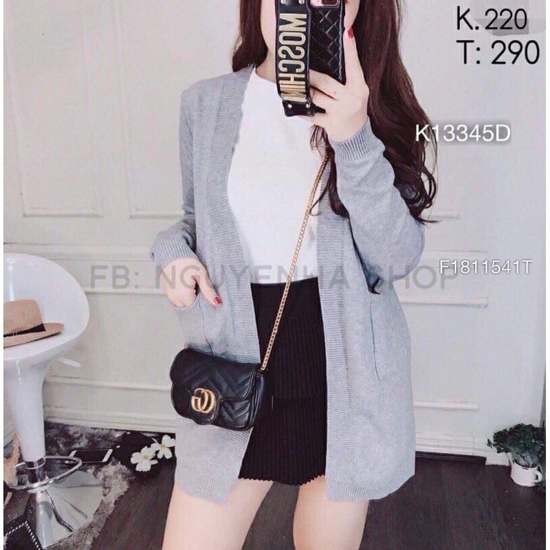 [Mã FADI5K245 giảm 5K đơn 0đ] Áo khoác cardigan len mỏng siêu xinh ( kèm ảnh chụp)