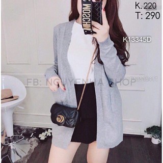 Áo khoác cardigan len mỏng siêu xinh ( kèm ảnh chụp)