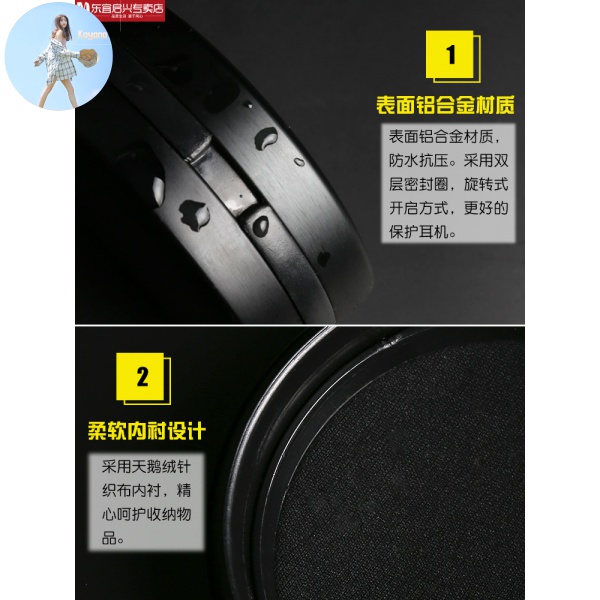 Hộp Đựng Tai Nghe Mini Bằng Kim Loại Chống Nước Chống Rách | BigBuy360 - bigbuy360.vn
