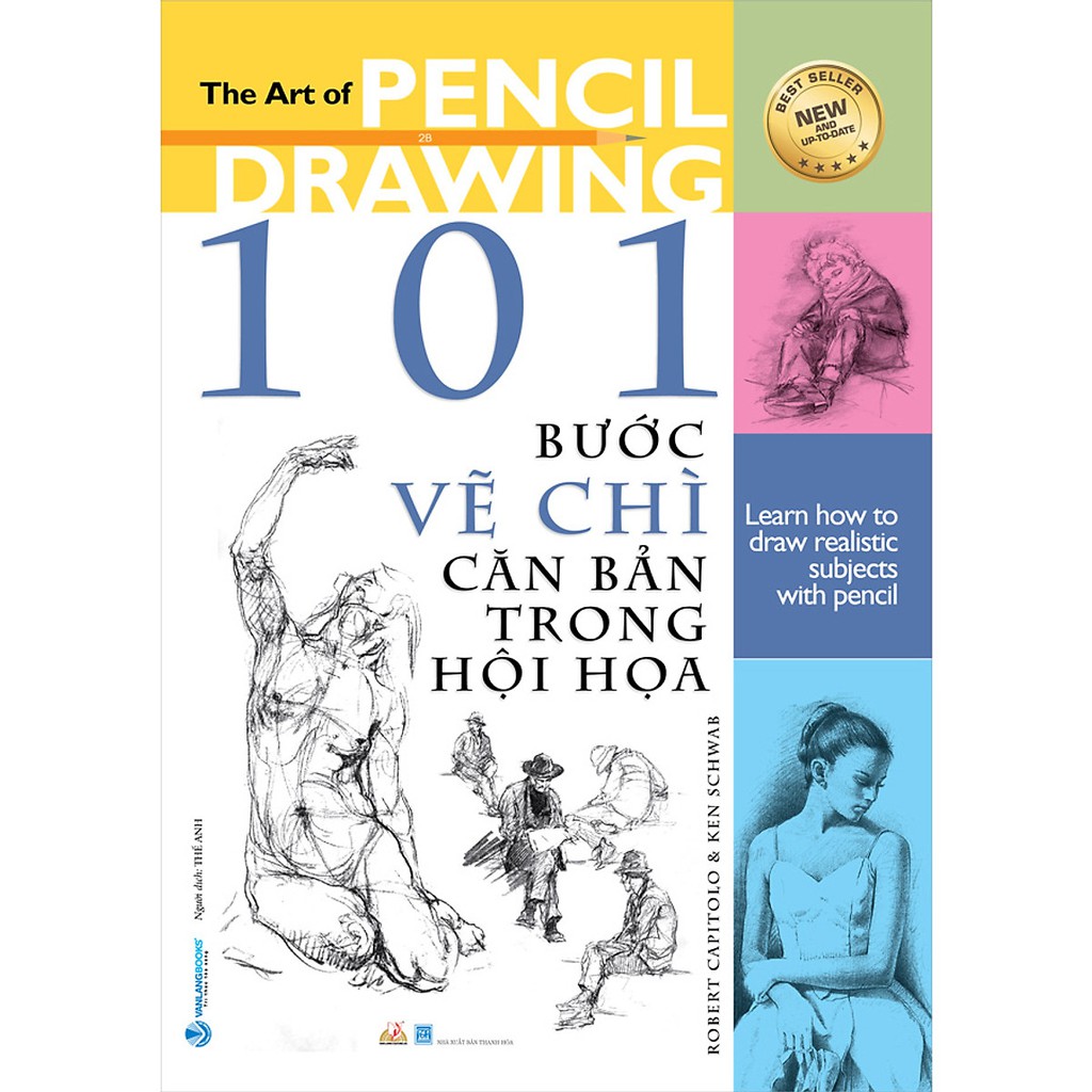 Sách - Combo 2 cuốn: Tôi vẽ + 101 Bước Vẽ Chì Căn Bản Trong Hội Họa