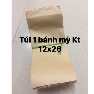 ( giấy đẹp) combo 1000 túi bánh mỳ Kt 12x26
