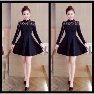 Đầm đen xoè