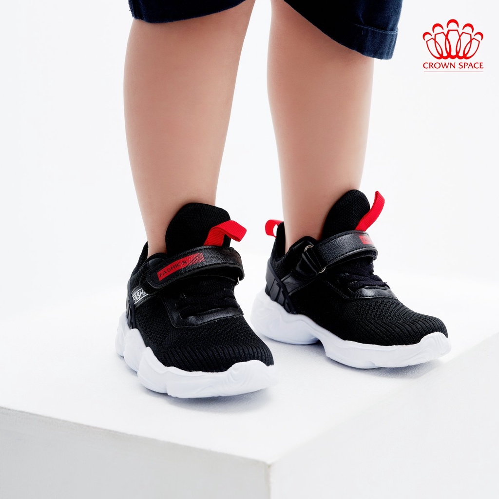 Giày Thể Thao Sneaker Trẻ Em Cao Cấp Chính Hãng Crown Space Dành Cho Bé Trai Bé Gái Đi Chơi Đi Học Cruk8057 Size 31-37