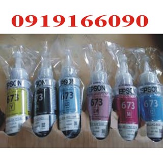 Mực in Epson T673 Mực máy in Epson L800, L805, L850, L1800 hàng bóc máy chính hãng