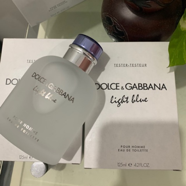 Nước hoa tester d&g light blue pour homme 125ml (hộp tester)