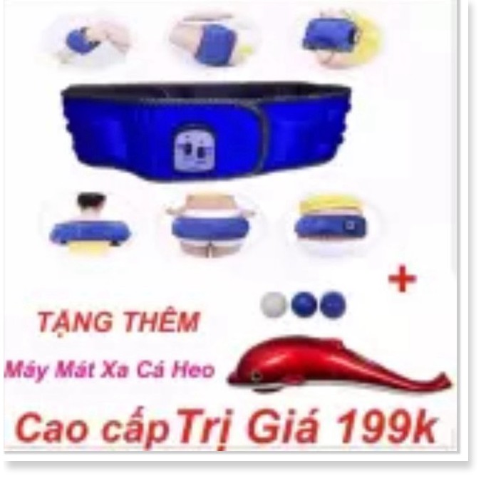 Máy Masa Đánh Tan Mỡ Bụng ( Tặng Kèm Masa Mini Cá Heo )