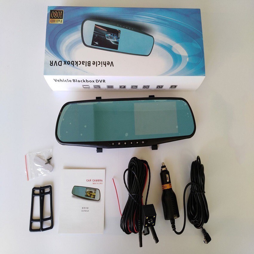 Camera Hành Trình Ô TÔ - Camera Hành Trình Dạng Gương Chiếu Hậu , Tích Hợp Camera Lùi - Carzone