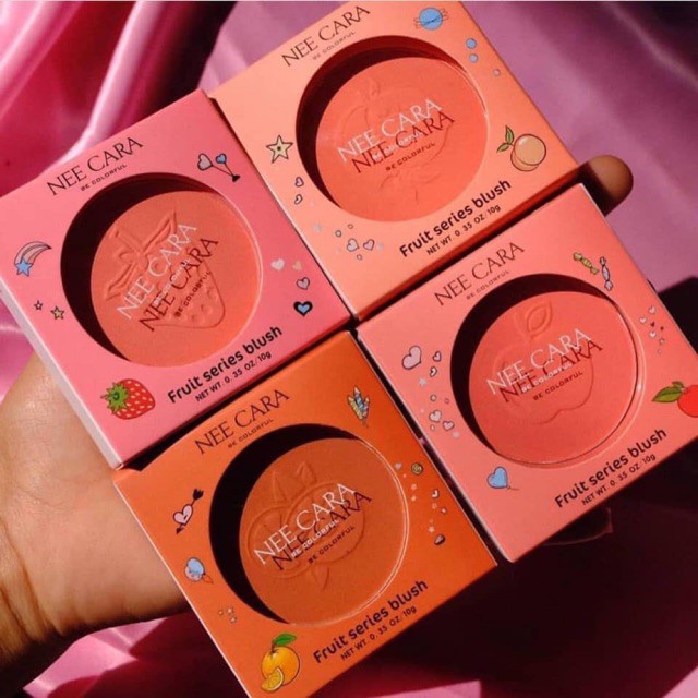 Phấn má hồng nee cara fruit series blush