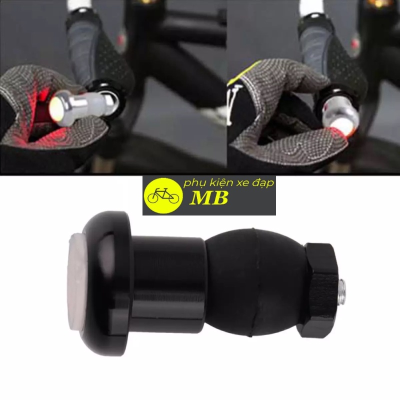 Cặp đèn nháy cảnh báo gắn tay nắm xe đạp thể thao xinnhan cao cấp