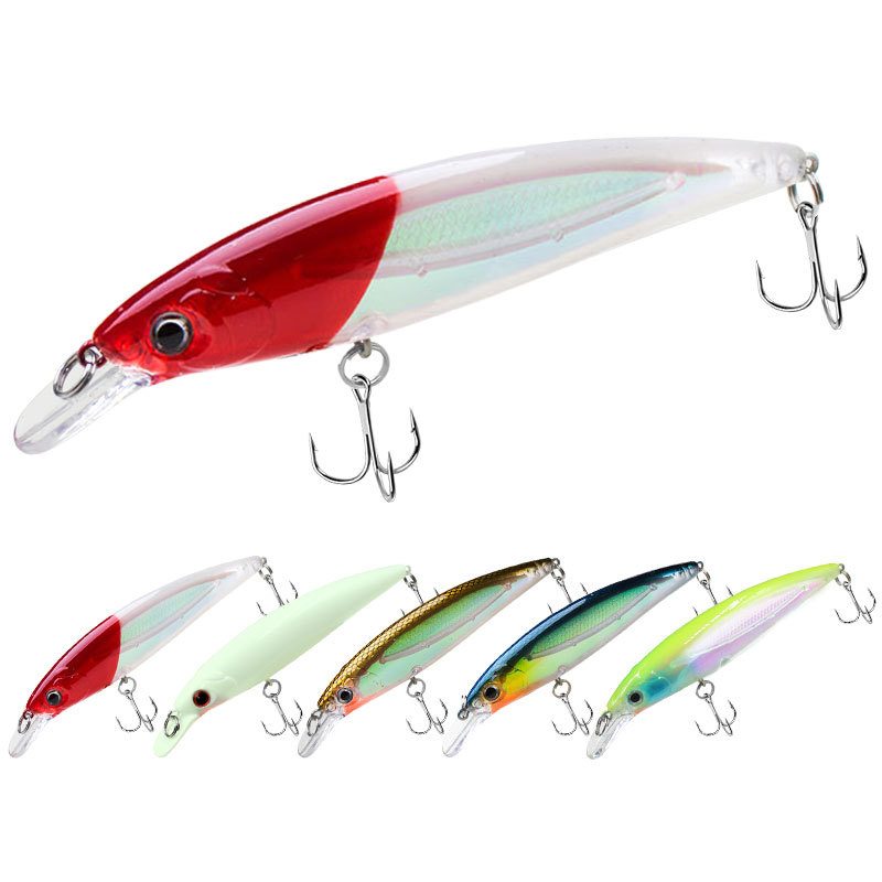 Mồi Câu Cá Giả Bằng Nhựa 11cm / 14g Có 5 Màu Lựa Chọn