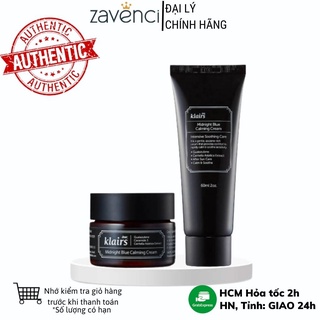 Kem dưỡng ẩm Klairs Midnight Blue Calming Cream làm dịu phục hồi da ban đêm 30ml - ZAVENCI Official