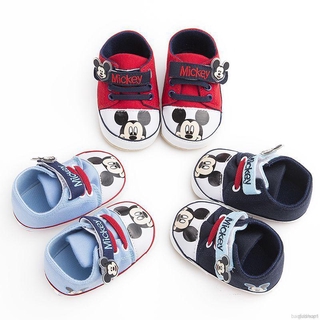 Casual Kids Baby Girls Boys Cute Mickey Flexible Baby Shoes