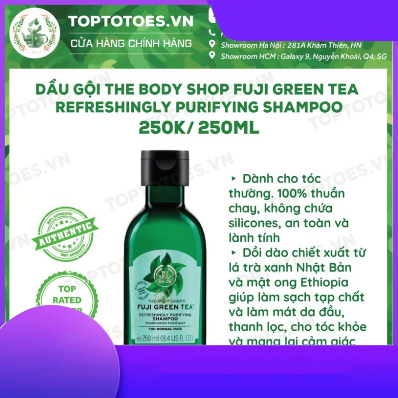 CHỈ SALE HÔM NAY Gội xả ủ The Body Shop Strawberry/ Shea Butter/ Green Tea cho tóc mềm thơm, chắc khỏe CHỈ SALE HÔM NAY