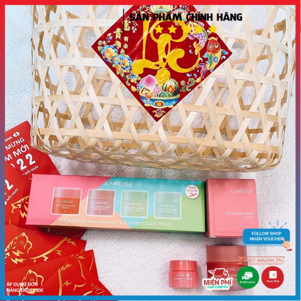 Mặt nạ môi Laneige dạng nạ ngủ ủ môi Lip Sleeping Mask#Rose_shop