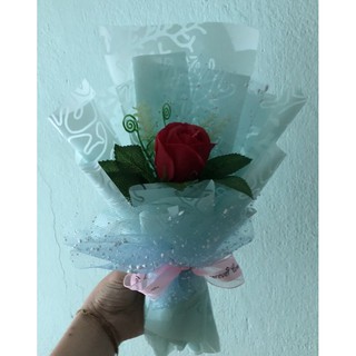 hoa sáp thơm 1 bong + gấu