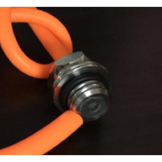 Ống thông hơi inox màu cam