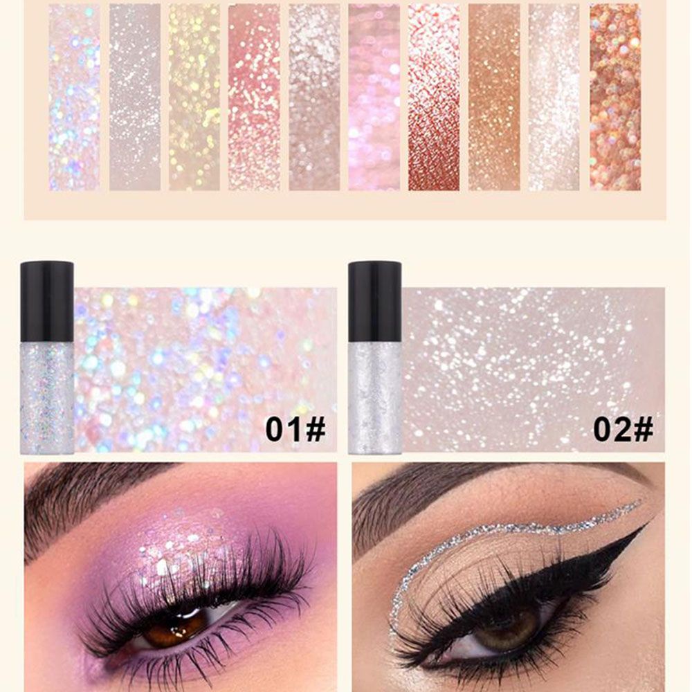 Phấn Mắt Dạng Lỏng Ánh Ngọc Trai Đơn Sắc Chống Nước Lâu Trôi