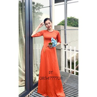 ÁO DÀI LỤA TÂY THI CAO CẤP CỔ TẾT