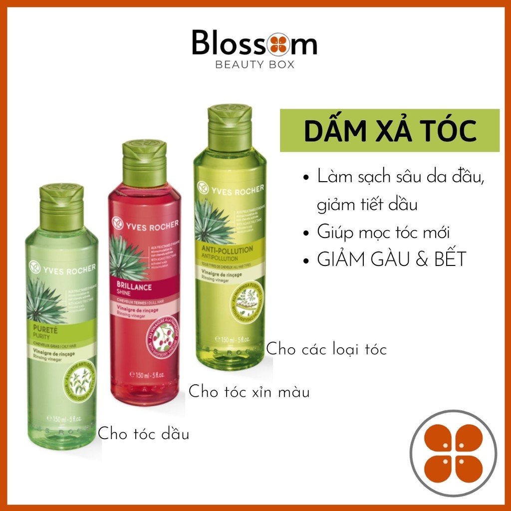 (Hàng mới về) Dấm / Giấm xả rinsing vinegar Yves Rocher