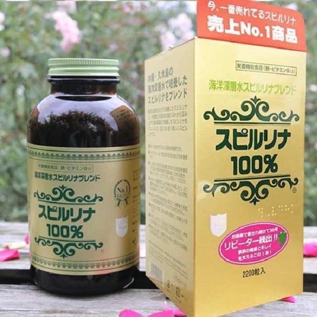 100 viên Tảo xoắn Nhật đắp mặt + uống- Chính hãng, kèm clip khui hộp | BigBuy360 - bigbuy360.vn