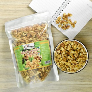 Nhân Óc Chó Chile ăn vặt Smile Nuts hộp 500g - Size 1/4 siêu giòn béo