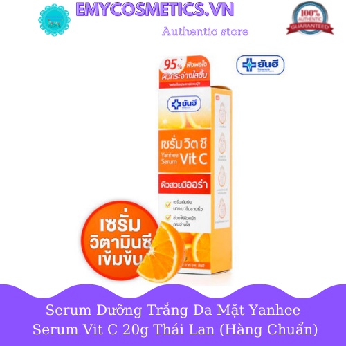 Serum Dưỡng Trắng Da Mặt Serum Vit C Yanhee 20g Thái Lan