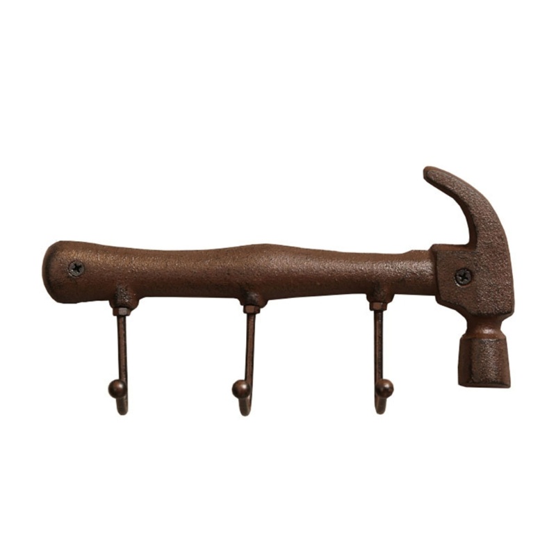 Móc Treo Đồ Gắn Tường Bằng Sắt Hình Cờ Lê Phong Cách Vintage