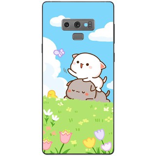 Ốp lưng Samsung Galaxy Note 4, Note 5, Note 7, Note 8, Note 9 in hình Mèo bắt bướm