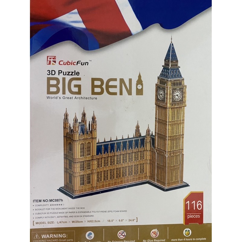 Mô hình 3d BigBen ,  Tháp Big Bên