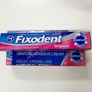 Keo dán hàm giả Fixodent 68g