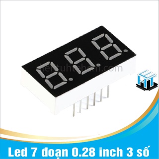 Led 7 đoạn 0.28 inch 3 số màu đỏ