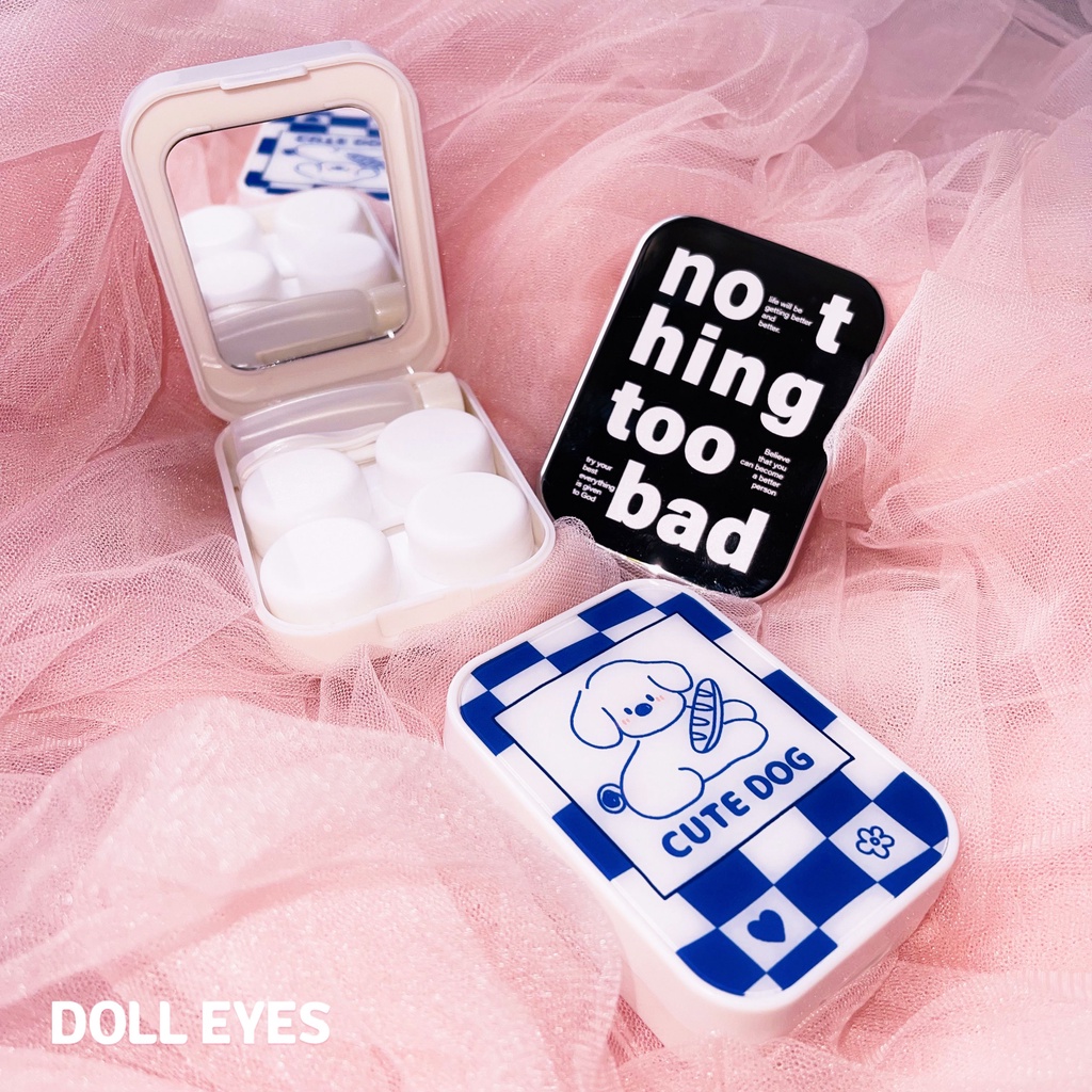 Hộp Dụng Cụ & Bảo Quản Kính Áp Tròng DOLL EYES - MẪU RANDOM