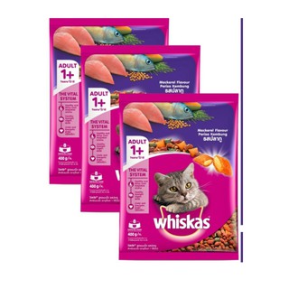 COMBO 6 GÓI Thức ăn cho mèo Whiskas túi 400gr mix vị ngẫu nhiên
